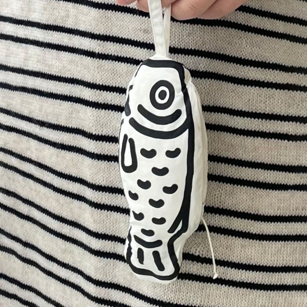 小魚環保購物袋 折疊購物袋 大容量購物袋 環保袋-細節圖6