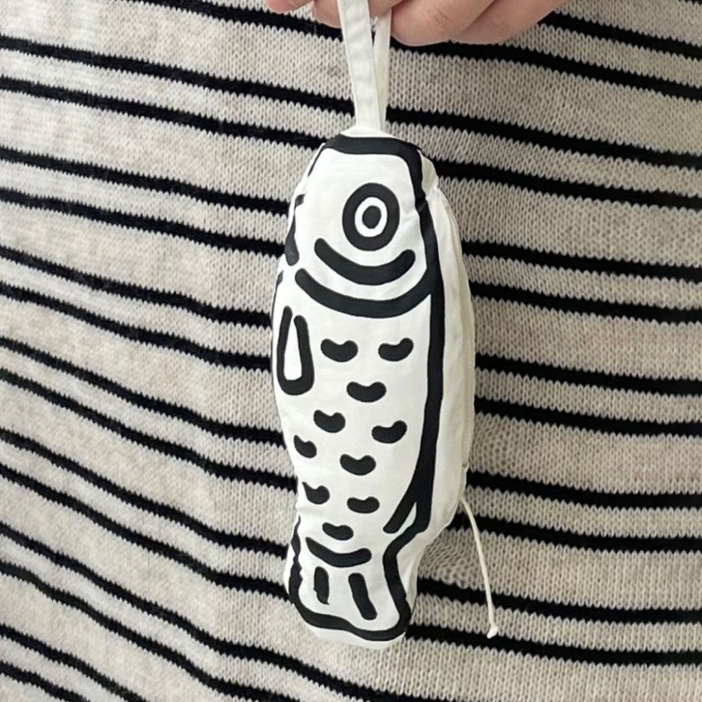 小魚環保購物袋 折疊購物袋 大容量購物袋 環保袋-細節圖6