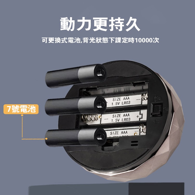倒數計時器 讀書 靜音廚房計時器旋轉磁吸LED料理日本計時器-細節圖2
