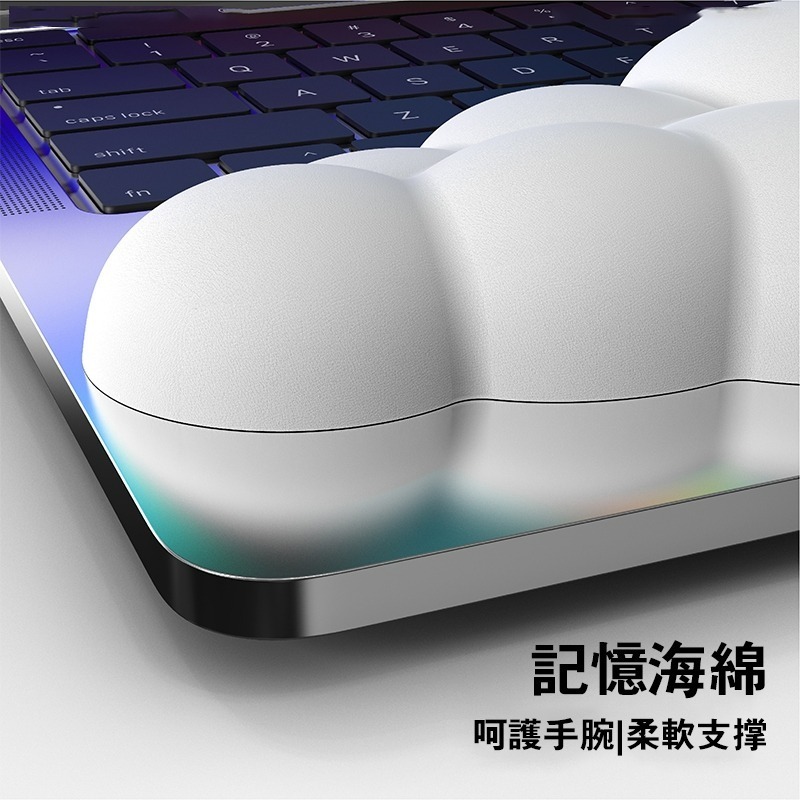 雲朵減壓護腕墊 鼠標手託硅膠手腕電競鍵盤手託滑鼠護腕墊鍵盤手枕-細節圖4