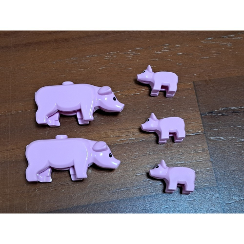 Lego 動物 粉紅豬