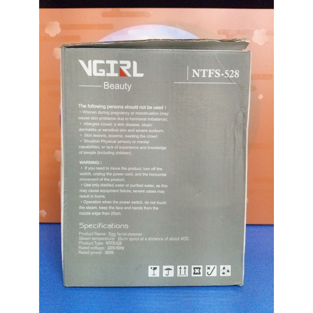 《酷愛夾》VGIRL NTFS-528 新款雞蛋離子蒸臉器 噴霧儀 美容儀 補水儀 六分鐘蒸出水嫩肌膚-細節圖3