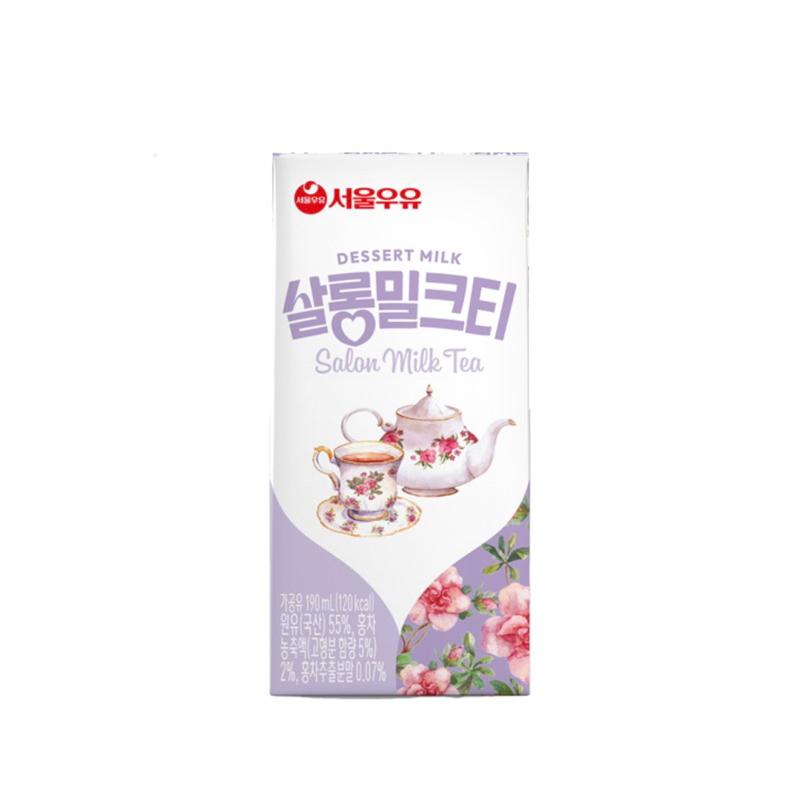 【韓國代購】蝦皮最低價❗️Seoul Milk 首爾牛奶 Salon沙龍奶茶-細節圖2