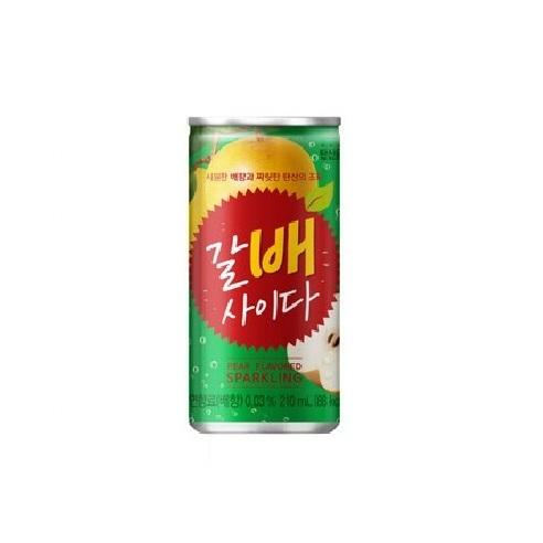 【韓國代購】HAITAI 海太 水梨風味氣泡飲/水梨汽水 210ML 韓國飲料