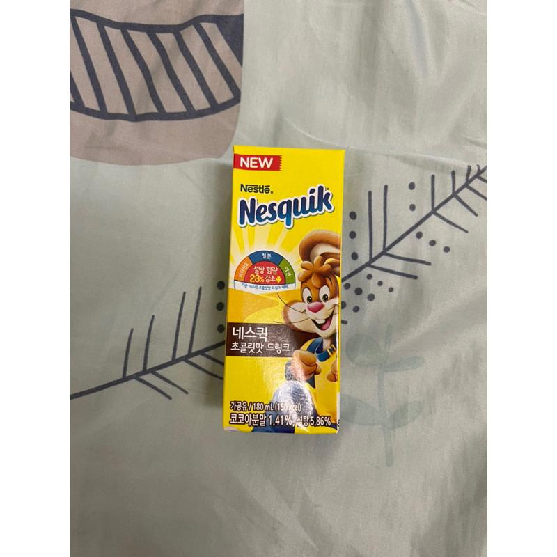 【韓國代購】Nestle雀巢 Nesquik 巧克力飲/巧克力牛奶/巧克力飲料/巧克力保久乳-細節圖2