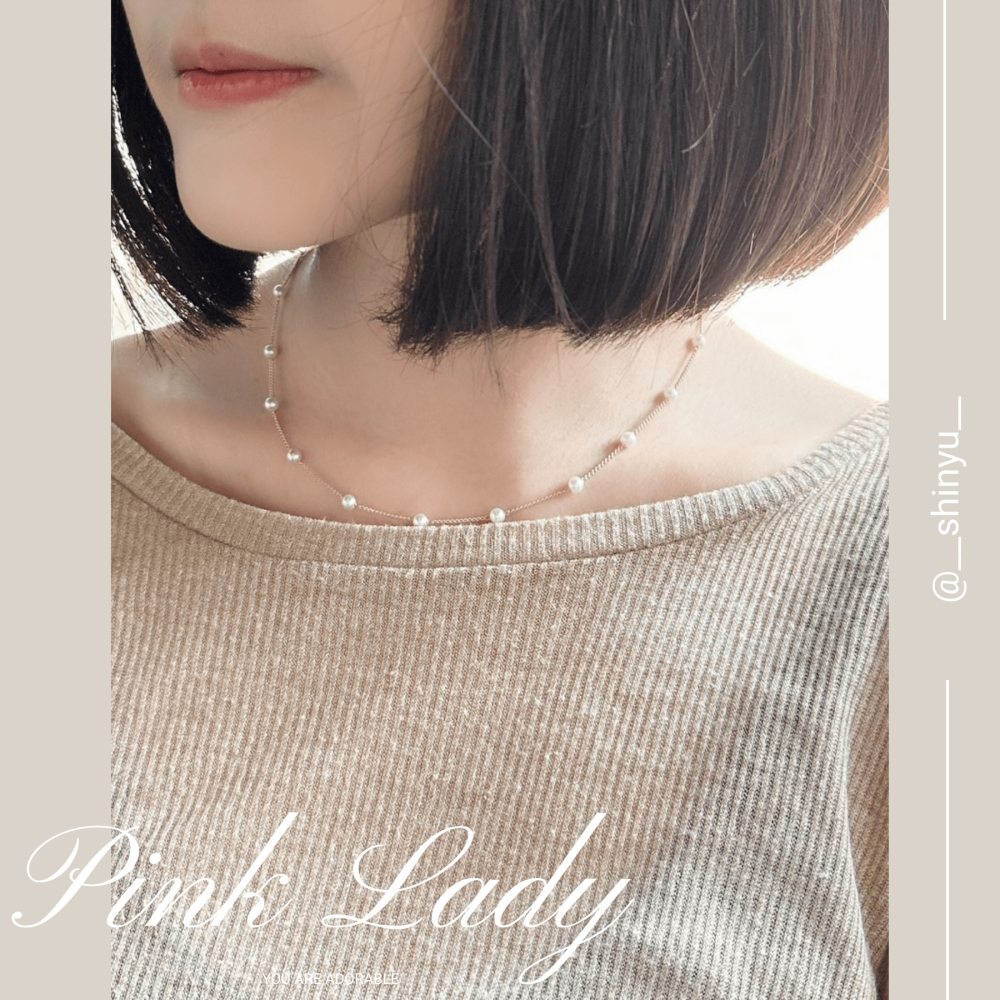 粉女飾『158 星辰環繞珍珠鍊』現貨。珍珠 珍珠項鍊 韓國項鍊 韓國項鍊 韓系項鍊 韓式項鍊 韓風項鍊-細節圖6