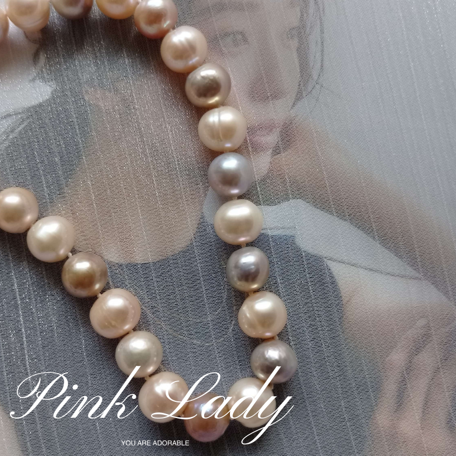 粉女飾『天然巴洛克珍珠』現貨。珍珠項鍊 珍珠項鏈 珍珠頸鍊 珍珠頸鏈-細節圖2