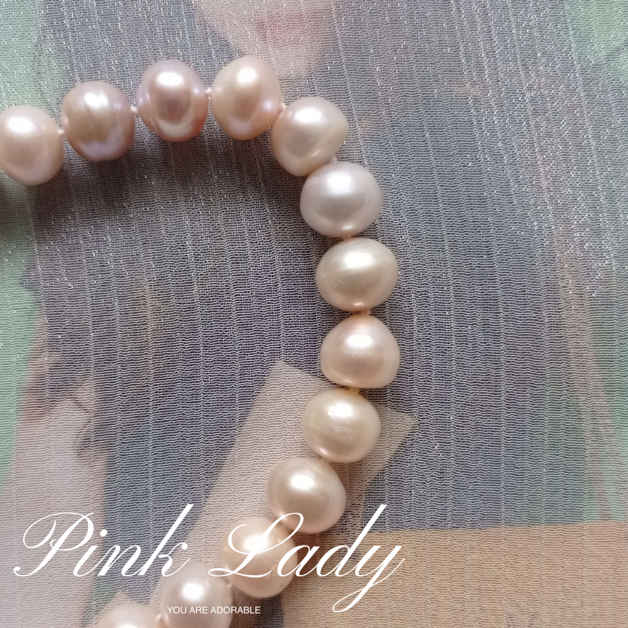 粉女飾『天然巴洛克珍珠』現貨。珍珠項鍊 珍珠項鏈 珍珠頸鍊 珍珠頸鏈-細節圖4