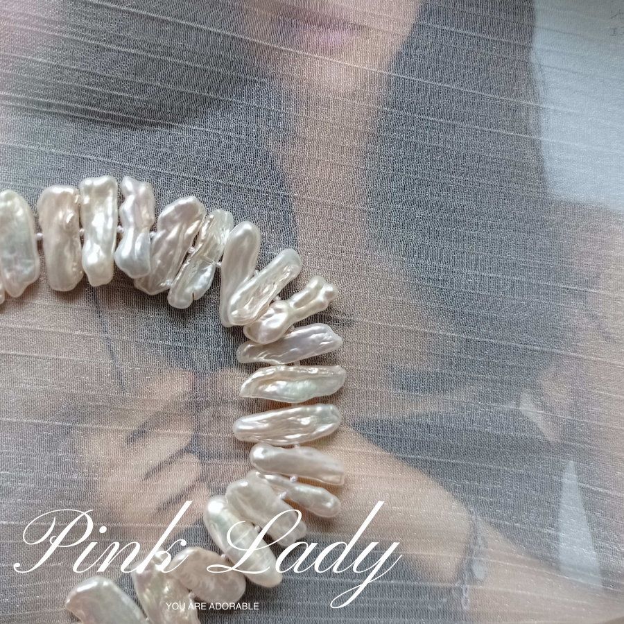 粉女飾『天然巴洛克珍珠』現貨。珍珠項鍊 珍珠項鏈 珍珠頸鍊 珍珠頸鏈-細節圖7