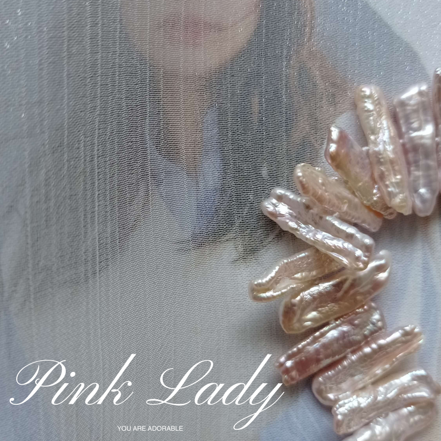 粉女飾『天然巴洛克珍珠』現貨。珍珠項鍊 珍珠項鏈 珍珠頸鍊 珍珠頸鏈-細節圖9