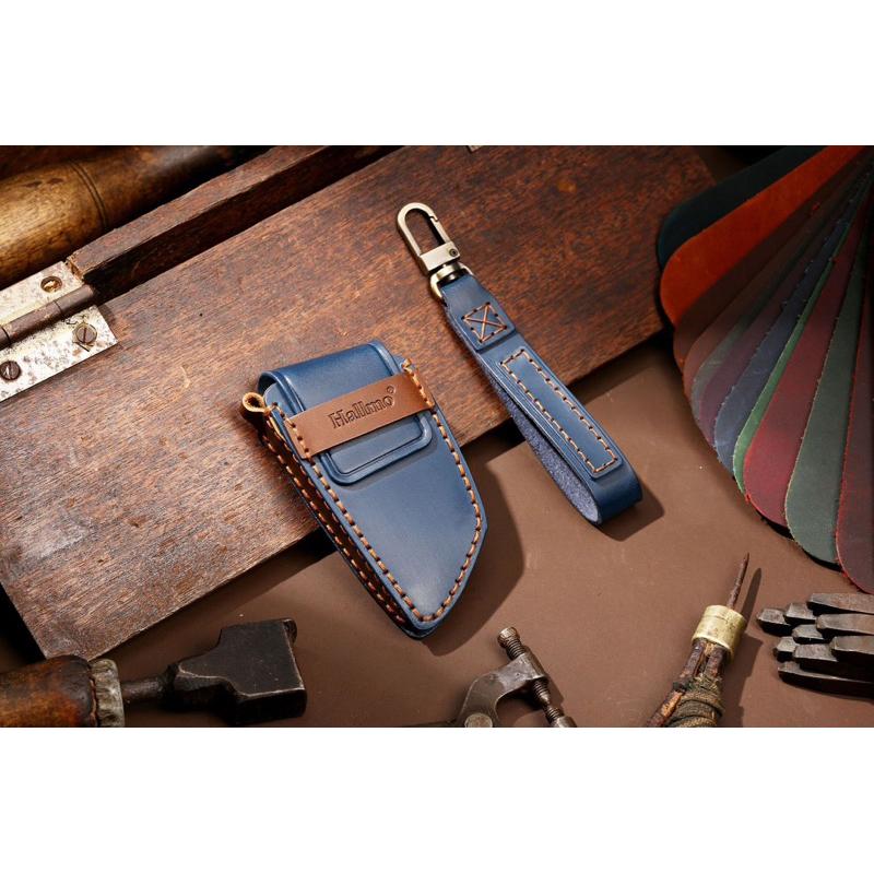 BMW 刀鋒鑰匙套1系F40/2系F44 /3系G20 G21/5系G30 G31/X3 G01 X4 G02手工牛皮-細節圖4