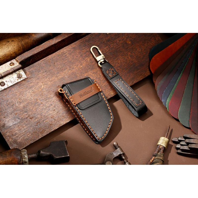 BMW 刀鋒鑰匙套1系F40/2系F44 /3系G20 G21/5系G30 G31/X3 G01 X4 G02手工牛皮-細節圖5