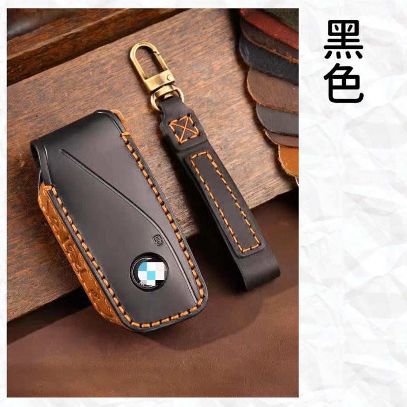 寶馬 23年式 BMW 3系 G30 G31 iX iX1 2AT X1 X7 U11 G07 U06手工牛皮鑰匙套-細節圖3