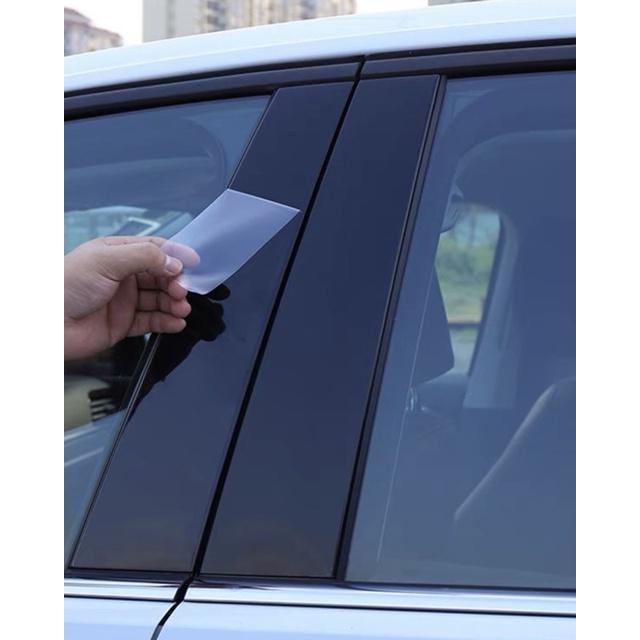 福斯 New Golf8 B柱 透明TPU保護膜MK8 ⭕️防止刮傷  ⭕️保護B柱 💜附酒精棉包、噴水瓶、貼膜刮刀-細節圖3