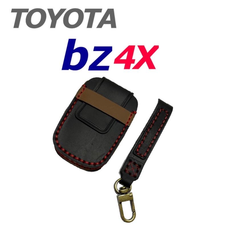 TOYOTA Bz4x 鑰匙套 22-23年 TOYOTA 純電車 bZ4X手工牛皮鑰匙套 專車專用開版設計 台灣寄出-細節圖3