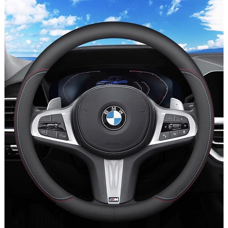 BMW 方向盤套 X1 U11 G20 G21 G30 G31 F40 F44 G01 G02⭕️雙色縫線⭕️透氣通風孔-細節圖2