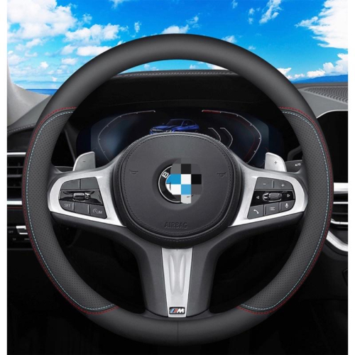 BMW 方向盤套 G20 G21 G30 G31 F40 F44 G01 G02 ⭕️雙色縫線 ⭕️透氣通風孔