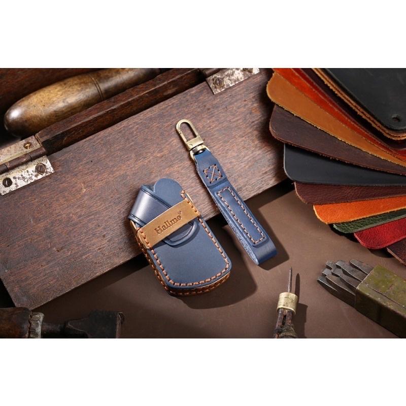 SKODA Octavia Combi 21-23款專鑰匙套 手工訂製 牛皮鑰匙套 👍質感保證 原車鑰匙開模手工縫紉-細節圖2