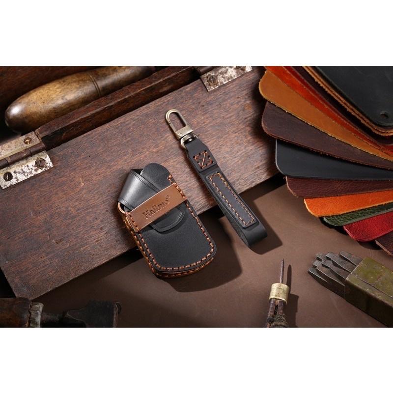 SKODA Octavia Combi 21-23款專鑰匙套 手工訂製 牛皮鑰匙套 👍質感保證 原車鑰匙開模手工縫紉-細節圖5