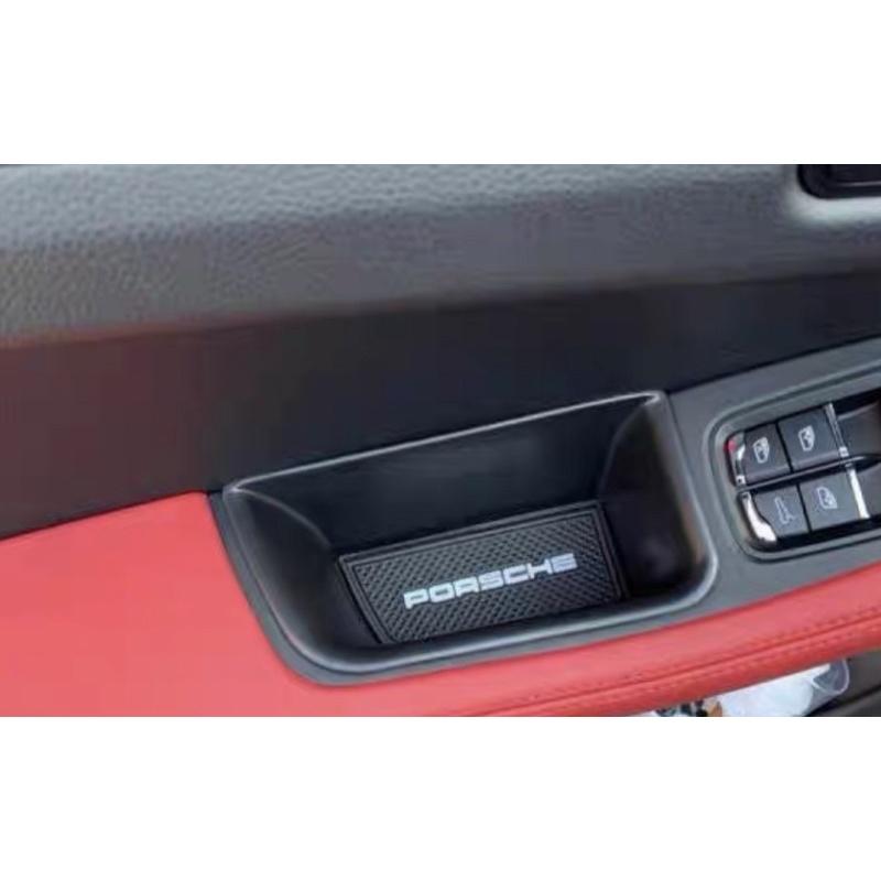 PORSCHE Macan 收納 置物 零錢盒 前、後門把儲物盒 零錢盒 💜增加空間、整齊收納 材質ABS 現貨-細節圖6