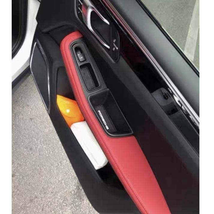 PORSCHE Macan 收納 置物 零錢盒 前、後門把儲物盒 零錢盒 💜增加空間、整齊收納 材質ABS 現貨-細節圖7