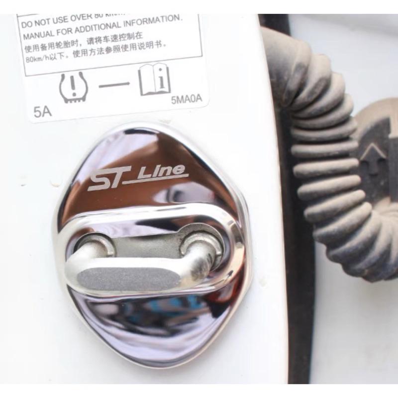 FOCUS KUGA 2020-2023 車門鎖蓋 福特 車門鎖扣保護蓋 六角鎖蓋 不銹鋼-細節圖2