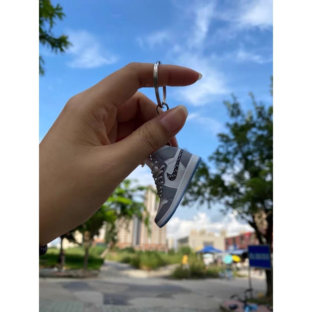 AJ 立體模型球鞋 鑰匙圈 吊飾 NBA 籃球 迷你球鞋 配件 掛飾 個性禮物-細節圖3