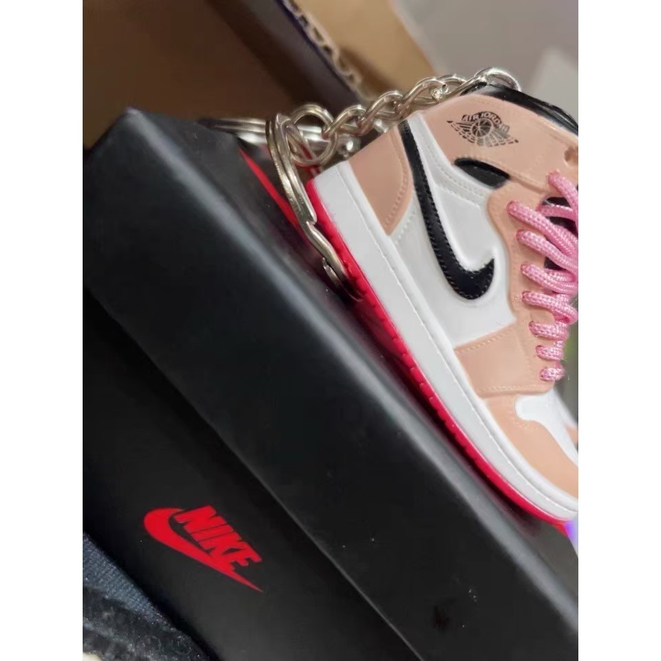 AJ 立體模型球鞋 鑰匙圈 吊飾 NBA 籃球 迷你球鞋 配件 掛飾 個性禮物-細節圖4