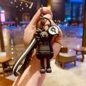 暴力熊暗黑系kaws 公仔鑰匙圈 潮牌個性創意 汽車 機車 包包 吊飾-規格圖4