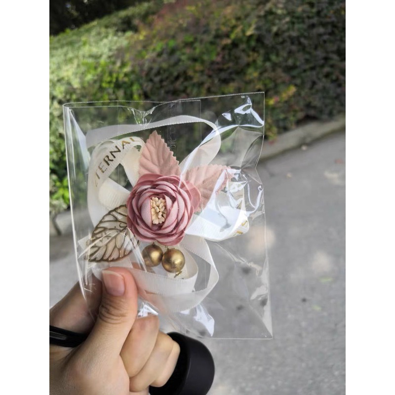 韓式 小清新 粉色花朵 🌺 手腕花 伴娘 婚禮-細節圖4