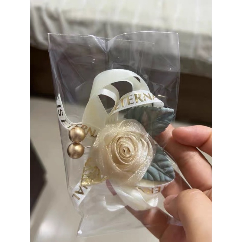 小清新 浪漫 玫瑰 網紗 手腕花 婚禮 伴娘-細節圖4