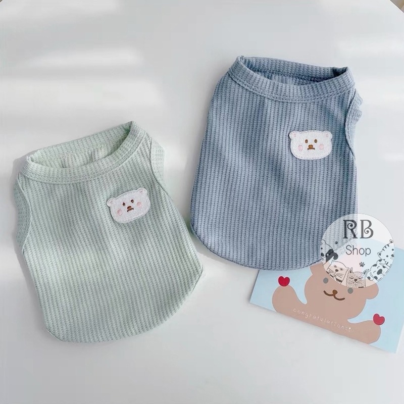 寵物春夏衣服 小熊背心 透氣 狗衣服 貓衣服 貓背心 狗背心 寵物衣服 四季可穿-細節圖8