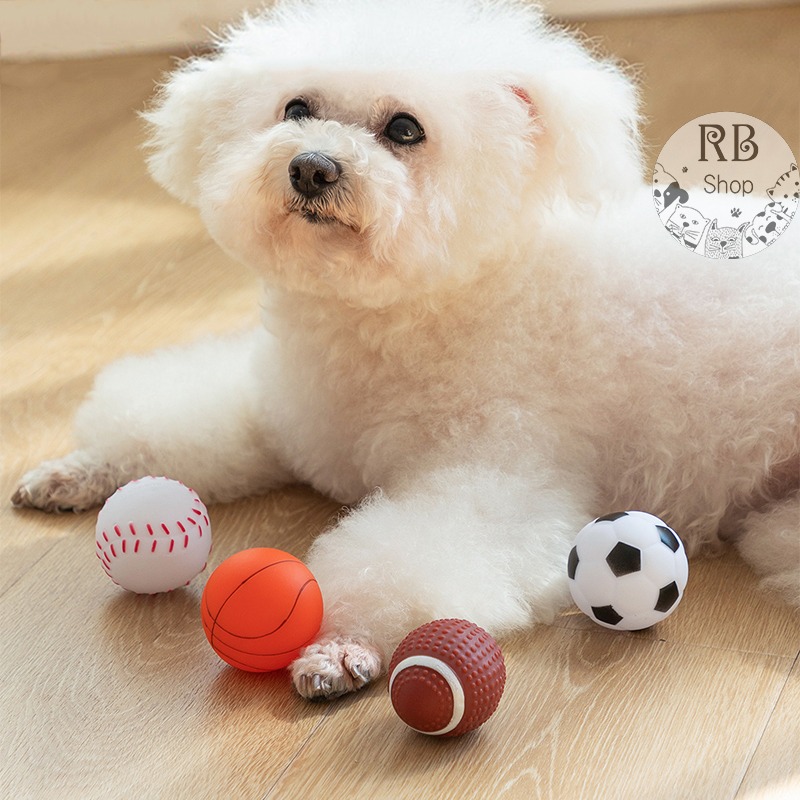 寵物玩具球 出聲玩具球 籃球/棒球/足球/橄欖球 乳膠球 磨牙球  寵物玩具-細節圖2