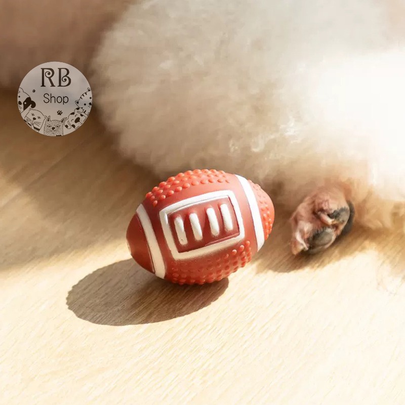寵物玩具球 出聲玩具球 籃球/棒球/足球/橄欖球 乳膠球 磨牙球  寵物玩具-細節圖4