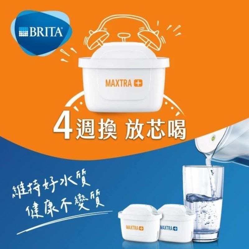 台灣公司貨 德國 Brita Maxtra Plus 全效型/去水垢 旗艦版濾芯 濾水壺濾芯-細節圖2