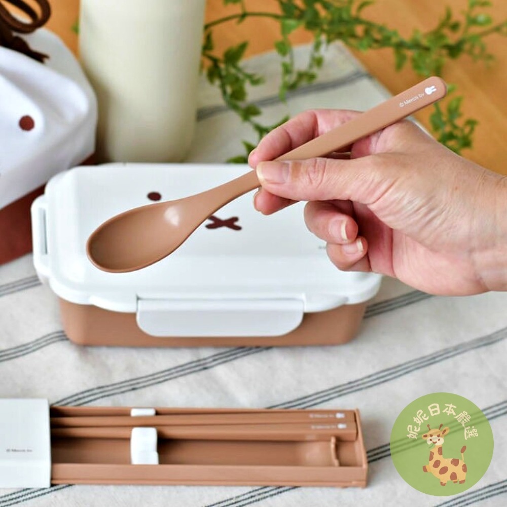 日本正版🇯🇵 Miffy米飛兔 筷子＋湯匙 餐具組｜附收納盒｜環保餐具 日本製-細節圖7