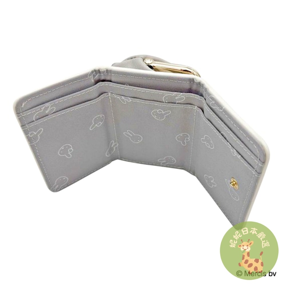 日本🇯🇵 Miffy 米飛兔 × Boris 小熊｜刺繡口金包 零錢包｜可愛毛絨刺繡 雙色選擇-細節圖3