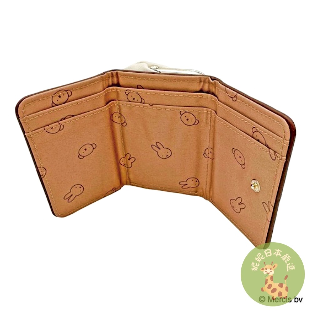 日本🇯🇵 Miffy 米飛兔 × Boris 小熊｜刺繡口金包 零錢包｜可愛毛絨刺繡 雙色選擇-細節圖6
