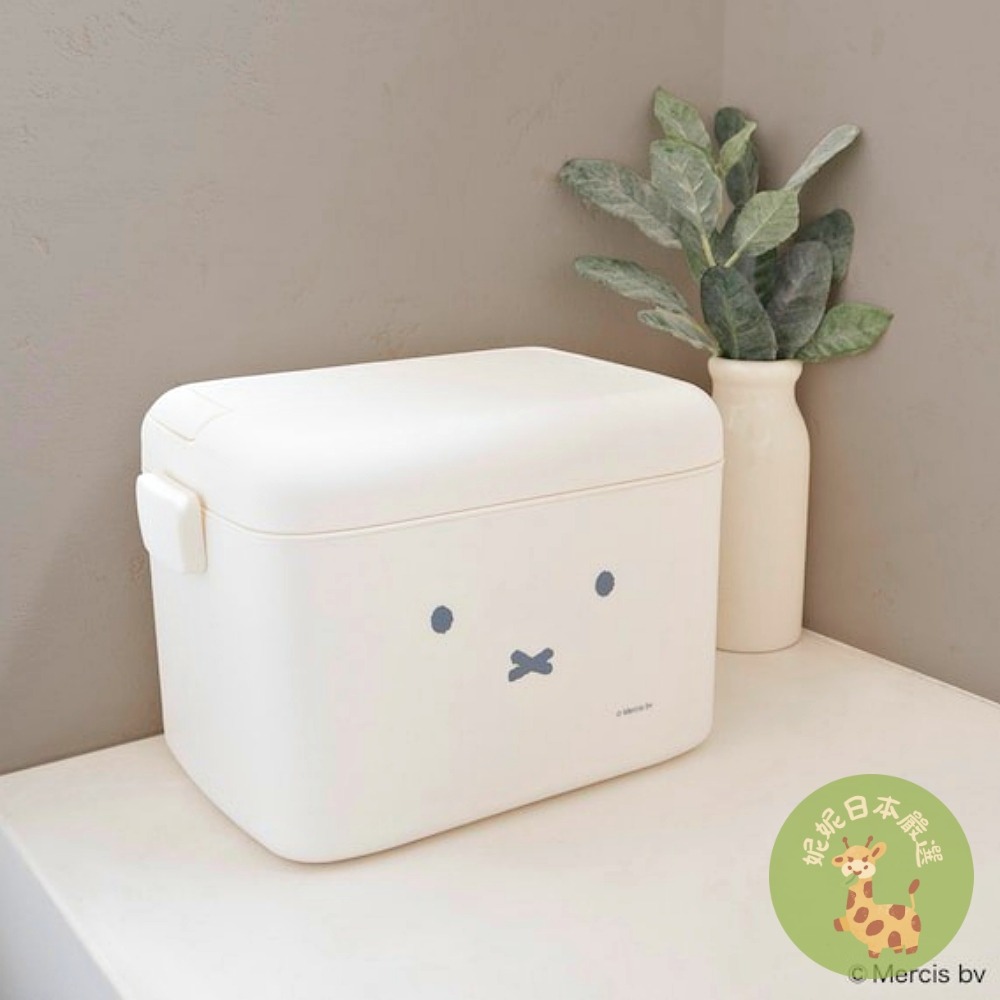 日本🇯🇵 米飛兔Miffy 附提把收納盒｜附隔板 提把設計 工具箱 文具盒 急救箱-細節圖5