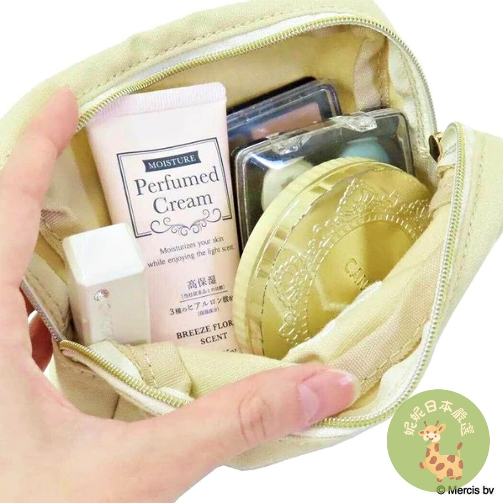 日本🇯🇵 Miffy BRUNA FLUFFY APPLIQUE 系列｜刺繡毛絨帆布收納袋／立體化妝包／束口袋-細節圖8