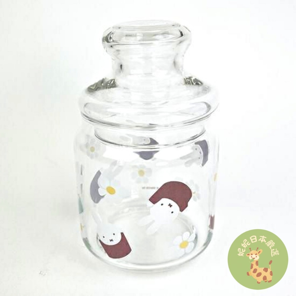 日本🇯🇵 Miffy Strawberry & Chocolate 系列 玻璃收納罐｜米飛兔 草莓巧克力設計 零食罐-細節圖8