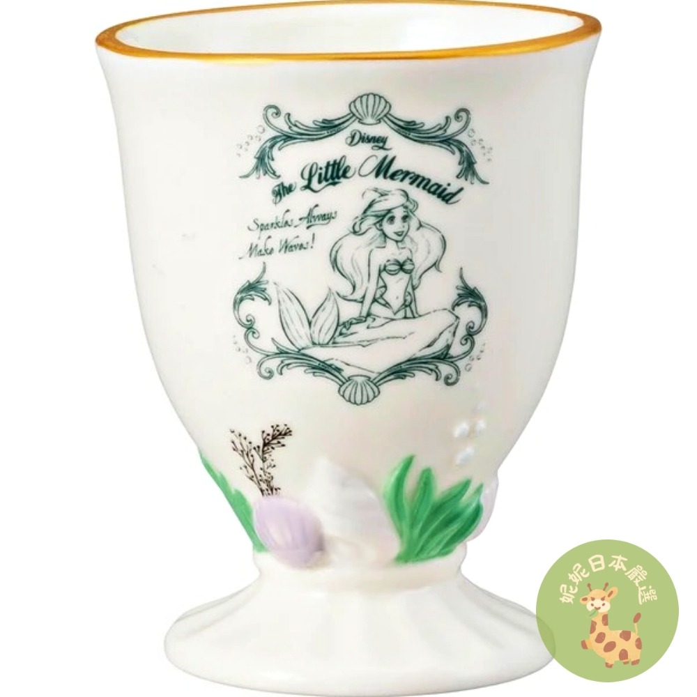 🚀🇯🇵日本迪士尼 小美人魚 Ariel 系列陶瓷餐具｜茶壺／馬克杯／甜點盤／水杯-細節圖5