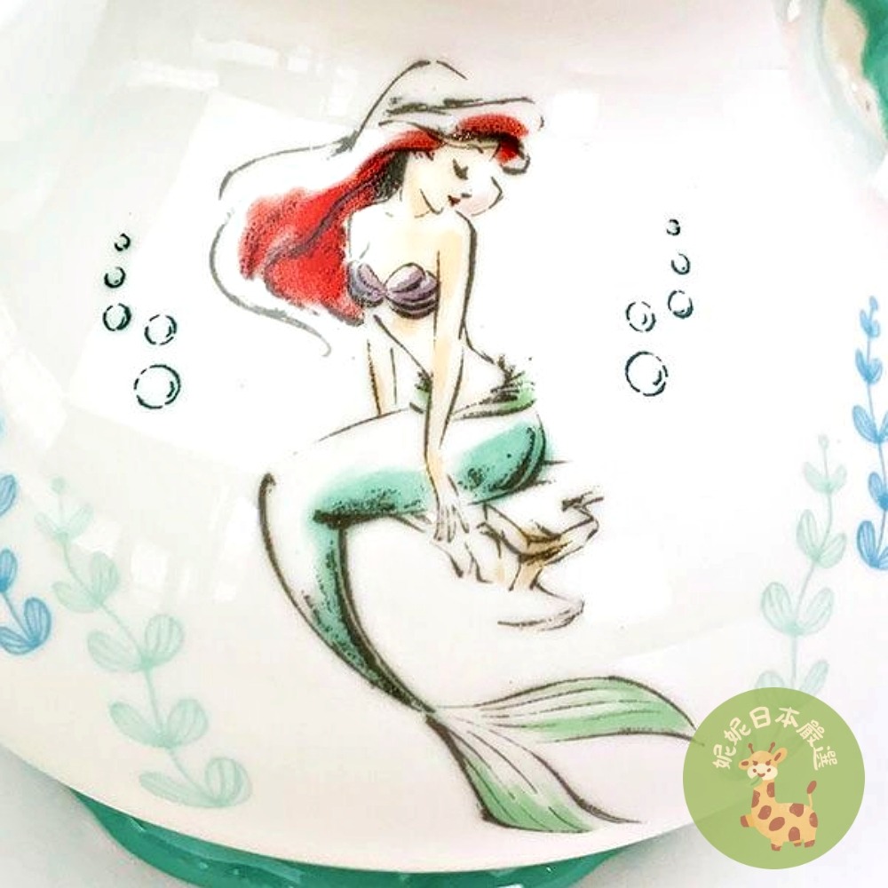 🚀🇯🇵日本迪士尼 小美人魚 Ariel 系列陶瓷餐具｜茶壺／馬克杯／甜點盤／水杯-細節圖6