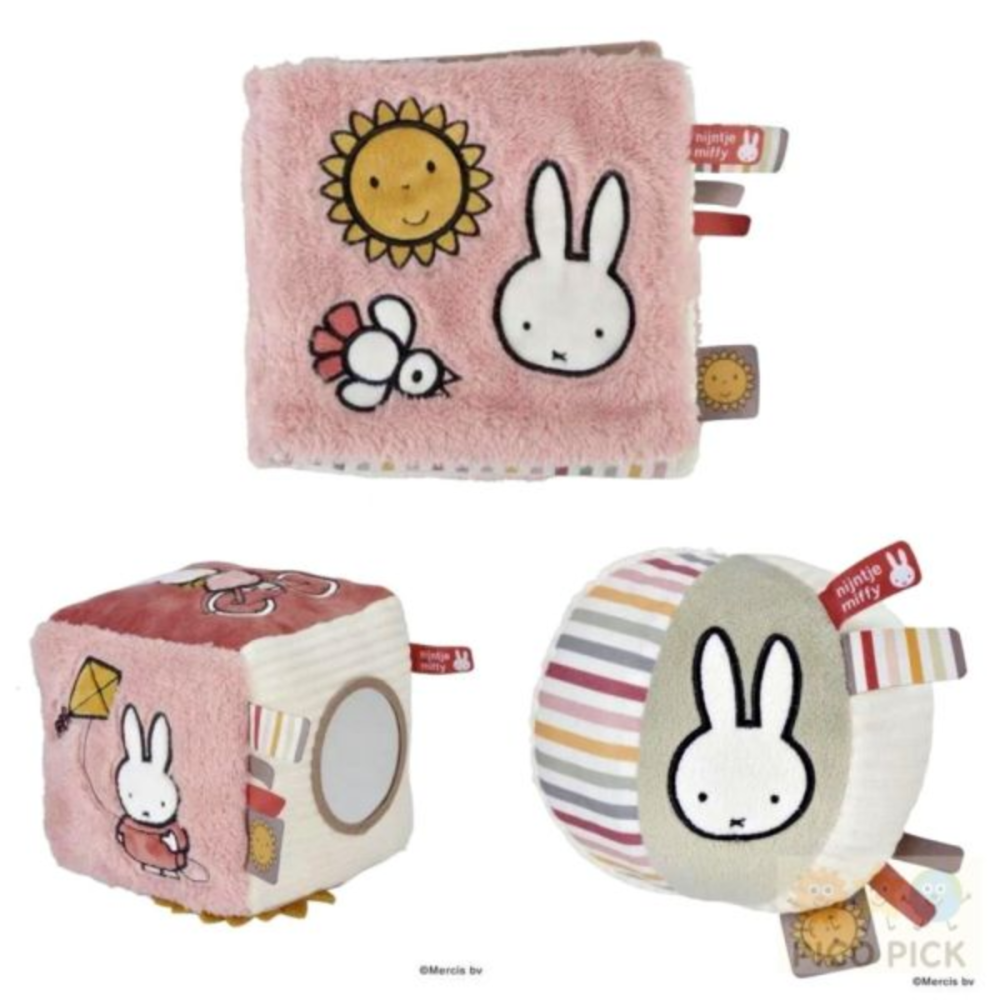 日本🇯🇵 Miffy 米飛兔柔軟感官玩具系列｜嬰幼兒啟蒙玩具三款可選-規格圖1