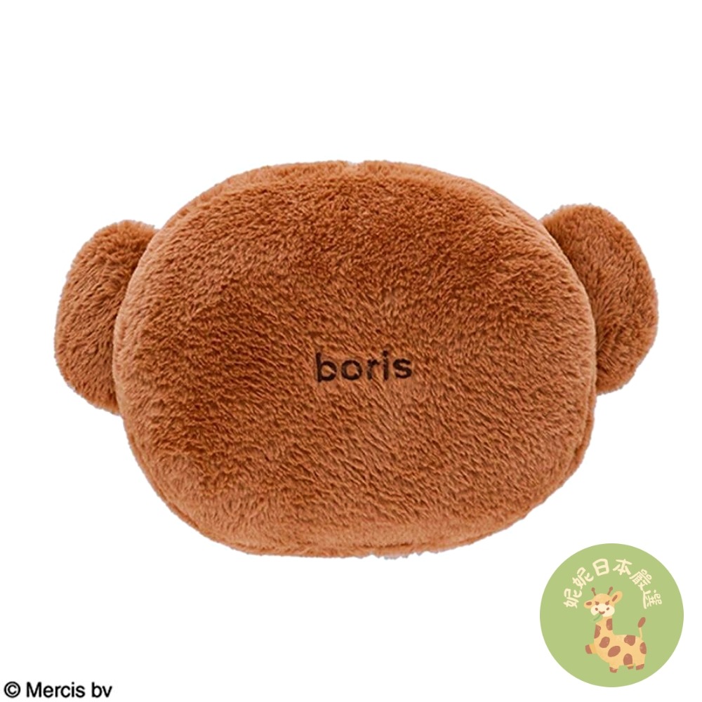 日本🇯🇵正版｜日本製Miffy 米飛兔 × Boris 小熊 柔軟絨毛抱枕｜療癒居家靠墊・可愛房間佈置-細節圖5