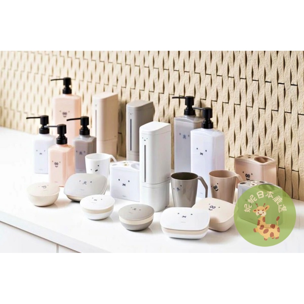 日本🇯🇵正版｜Miffy 米飛兔 × Boris 小熊 × Grunty 沐浴按壓瓶|可愛洗髮乳罐・補充瓶・浴室收納-細節圖5