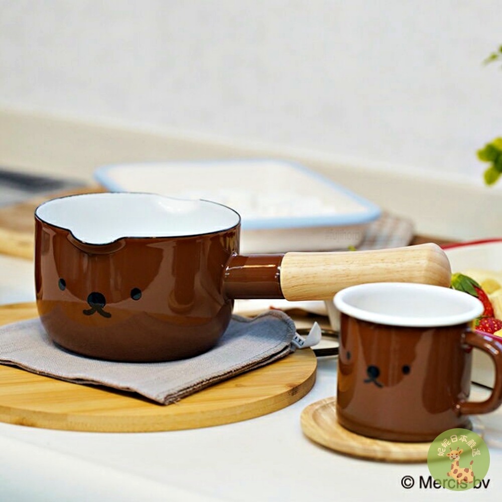 日本🇯🇵直送｜富士琺瑯 FUJIHORO × Miffy & Boris Face 白色琺瑯系列｜牛奶鍋／雙耳鍋／附-規格圖9