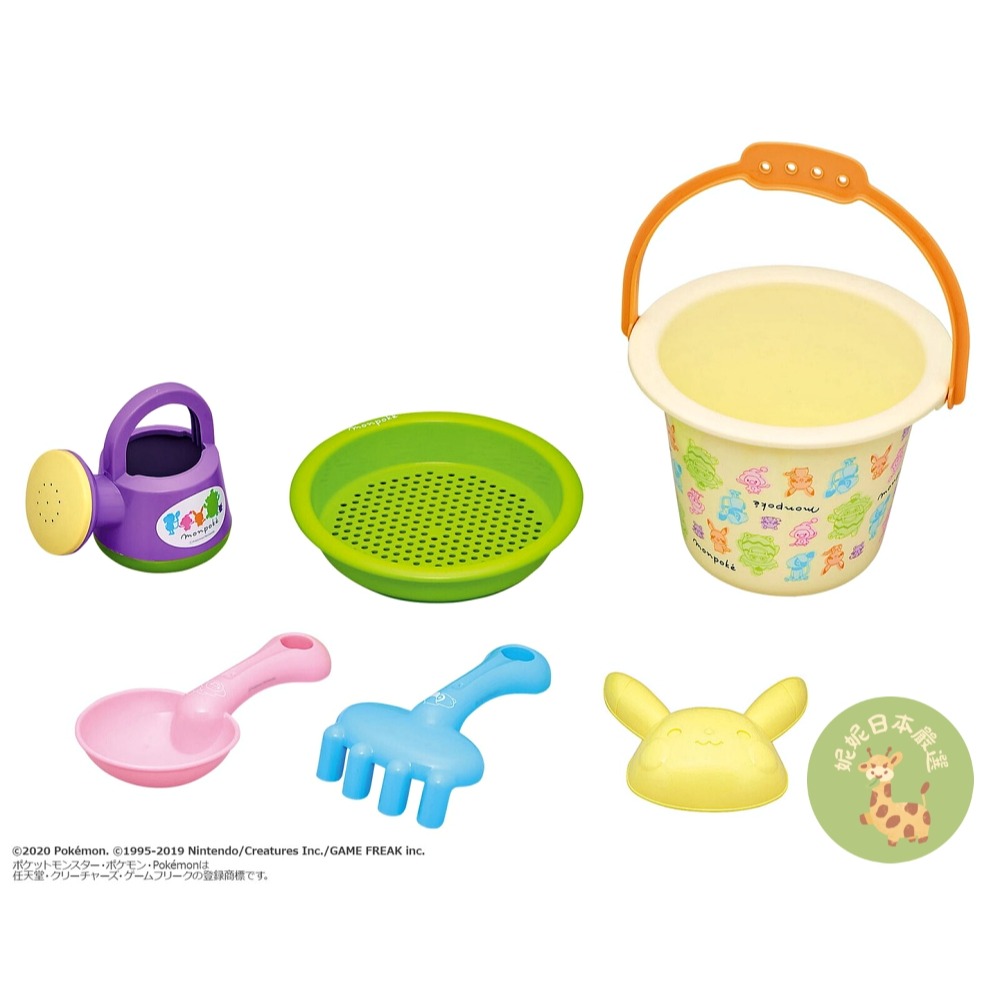 歡慶新賣場🎉網路最低價💰日本🇯🇵直送｜monpoké 寶可夢 沙灘玩具組｜寶可夢造型玩沙桶組-細節圖6
