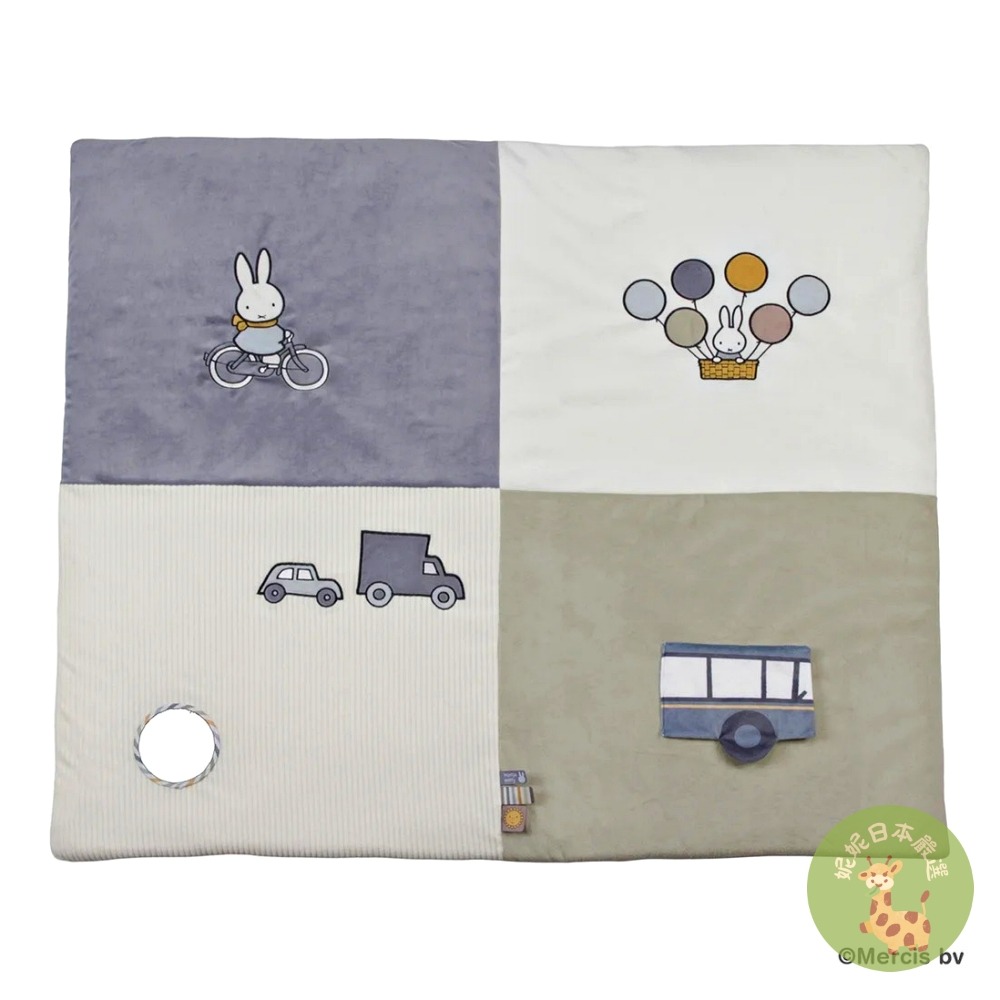 日本🇯🇵直送｜Miffy 嬰兒可機洗遊戲墊柔軟爬行墊 新生兒禮物 安全防滑寶寶地墊-規格圖8