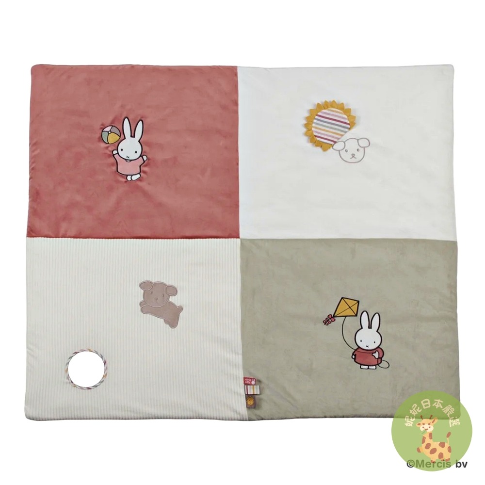 日本🇯🇵直送｜Miffy 嬰兒可機洗遊戲墊柔軟爬行墊 新生兒禮物 安全防滑寶寶地墊-規格圖8